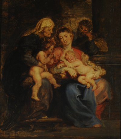 Den hellige familie med den hellige Elisabeth og den hellige Johannes af Peter Paul Rubens